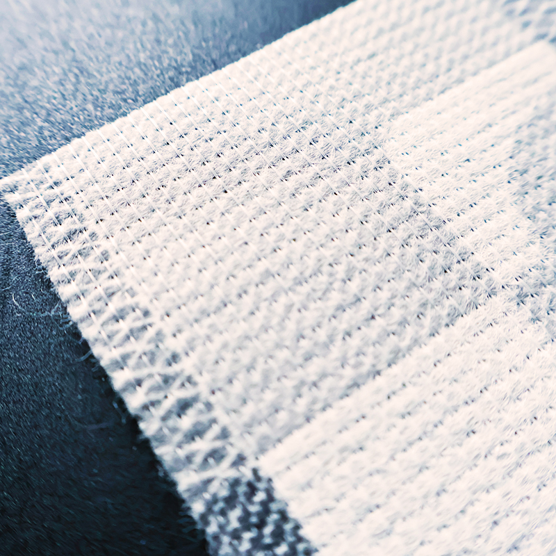 Flame retardant mattress support layer fabric